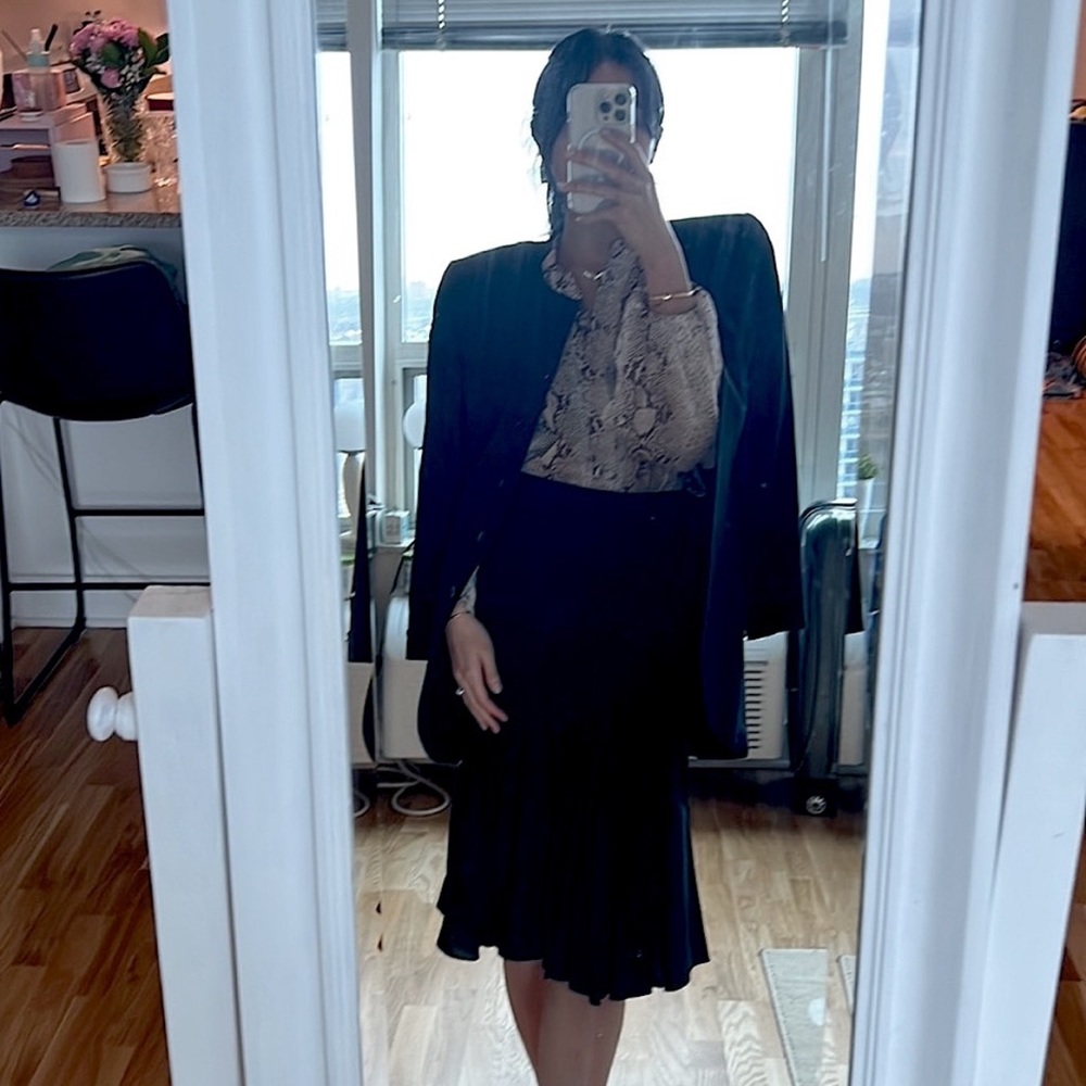 Vintage Christian Dior blazer skirt set